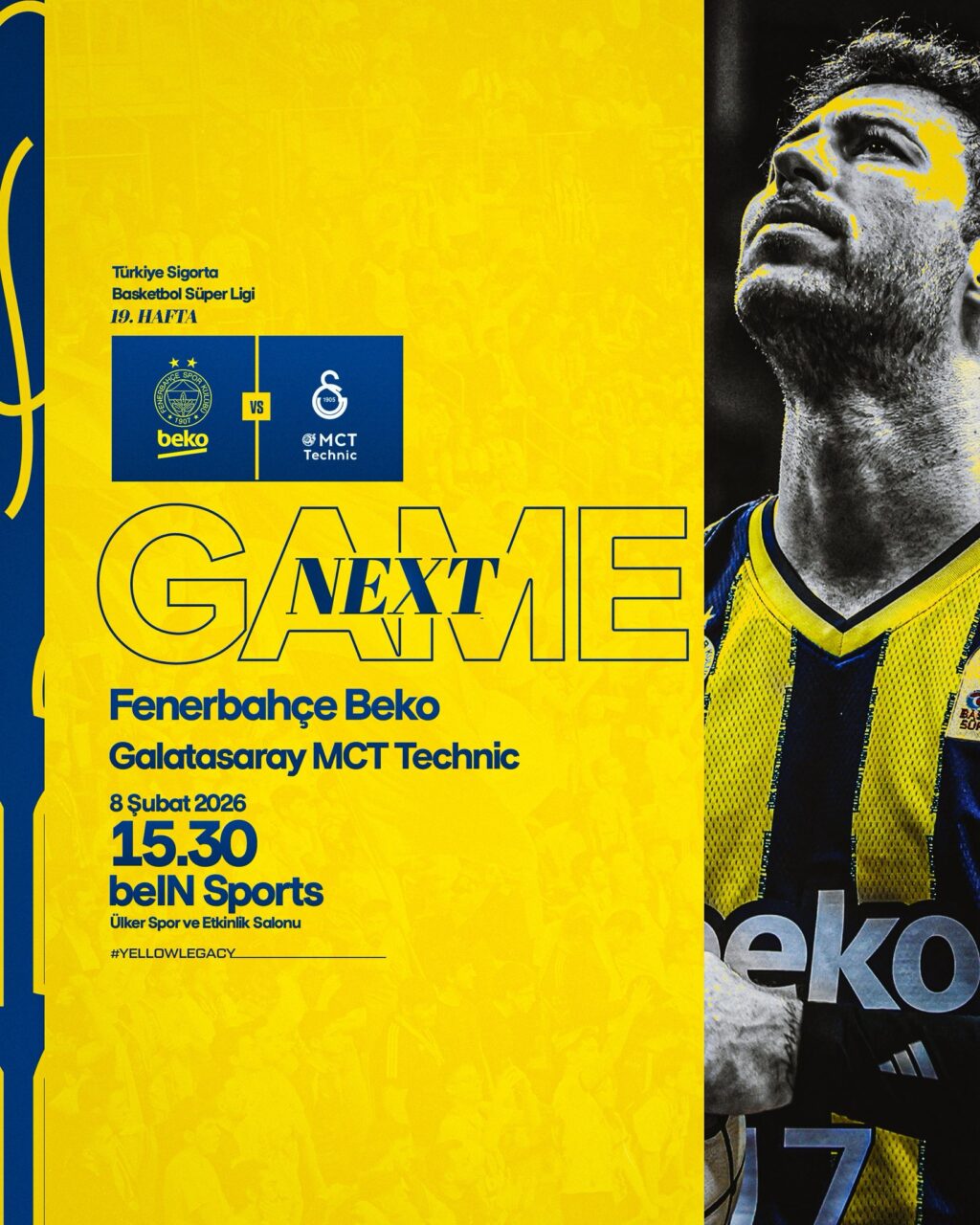 Fenerbahçe Beko Galatasaray İddaa Tahmini